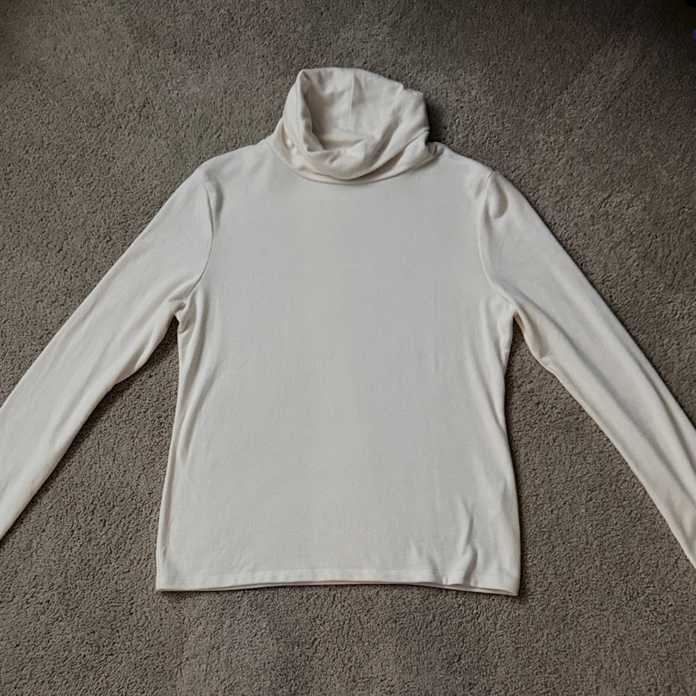 Banana Republic Factory Cream Cowl Neck Sweater